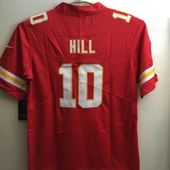 NIKE Kansas City Chiefs Tyreek Hill #10 Super Bowl LIV Stitched Jersey Size Sm - Picture 12 of 12